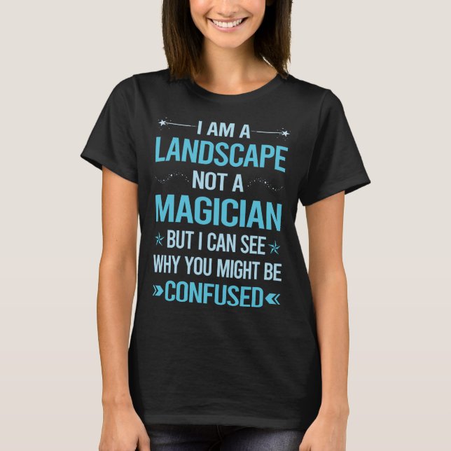 Nicht ein Zauberer - Landschaft T-Shirt (Vorderseite)