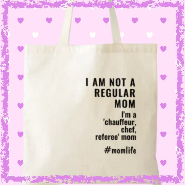 Nicht eine regelmäßige Mama Funny Slogan Muttertag Tragetasche (Get this practical, stylish tote and celebrate the everyday superhero in your life!)