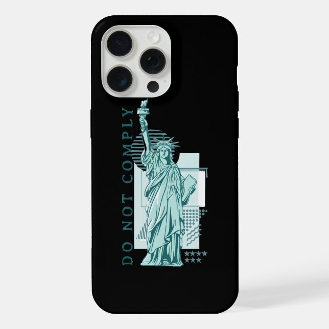 Nicht einhalten iPhone hülle (Rückseite)