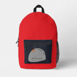 Nicht einsam - Funny Character (rot) bedruckter Ba Rucksack