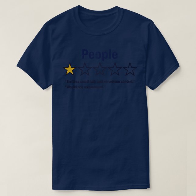 Nicht empfohlen T-Shirt (Design vorne)