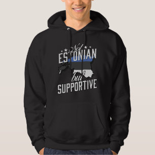 Nicht Estnisch, aber unterstützender Reise-Tourist Hoodie