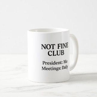 Nicht feiner Club - Kaffee-Tasse Kaffeetasse