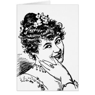 Nicht flirtende Frau, die sarkastisch flirtet