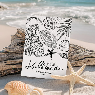 Nicht-Foto Mele Kalikimaka Tropisches Weihnachten