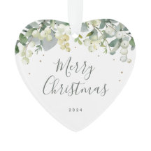 Nicht-Foto-Schneeballherz Weihnachten geformt