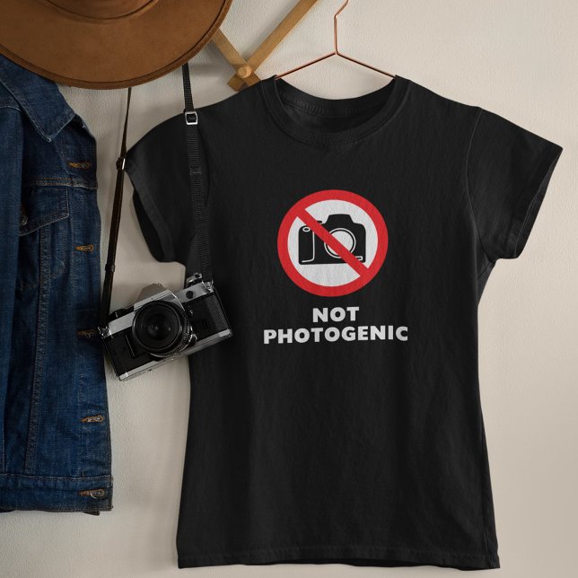 Nicht fotogen - Kein T - Shirt für Fotografie (Von Creator hochgeladen)