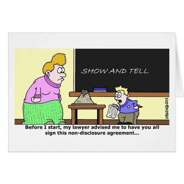 Nicht-Freigabe Vereinbarung (Vorderseite (Horizontal))