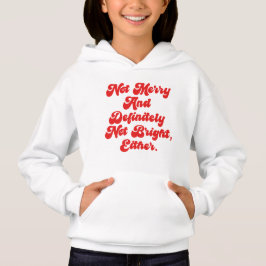 Nicht fröhlich und hell lustiger Anti-Weihnachtste Hoodie