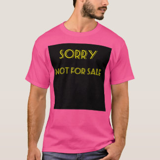 Nicht für den Verkauf von klassischem Thirt T-Shirt