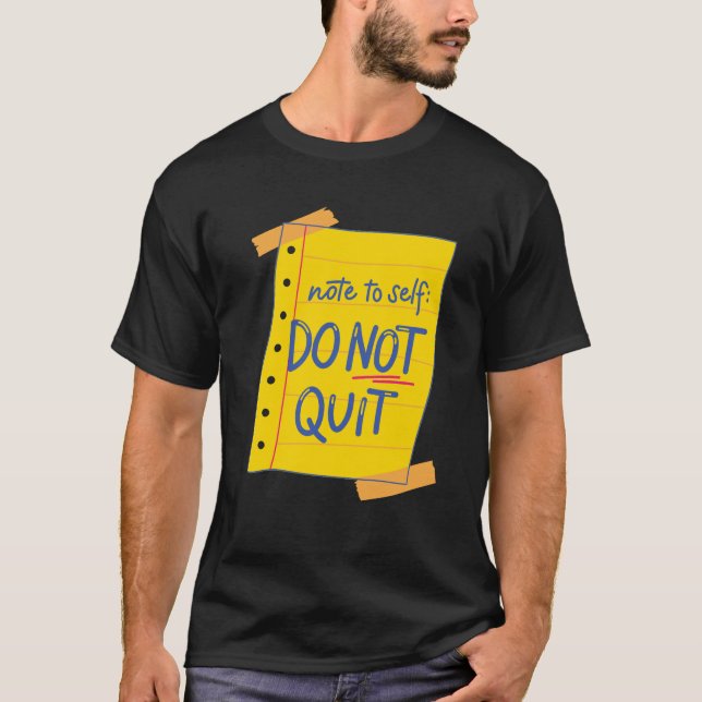 Nicht für sich T-Shirt (Vorderseite)