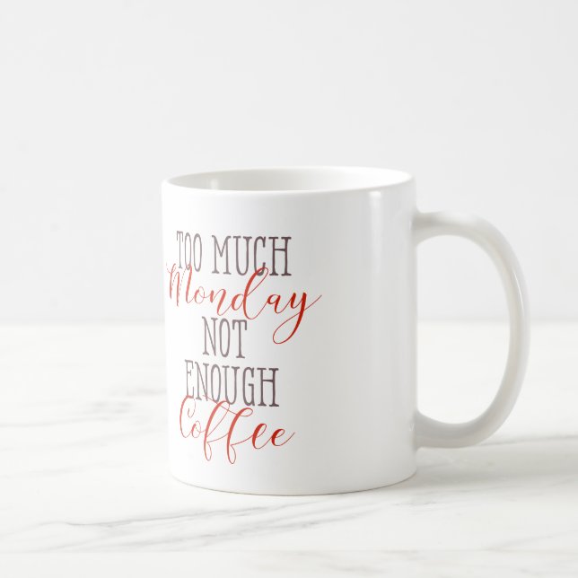 Nicht genug Kaffee - Funny coffee quotes Tasse (Rechts)