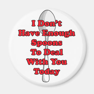 Nicht genug Löffel! Magnet