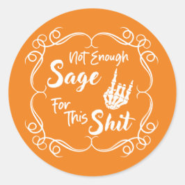 Nicht genug Sage Funny Sticker