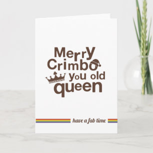 Nicht gerade Design Weihnachtskarte "Sie alte Köni Feiertagskarte