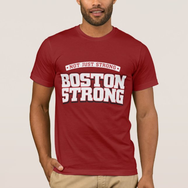 Nicht gerade stark. Boston stark T-Shirt (Vorderseite)