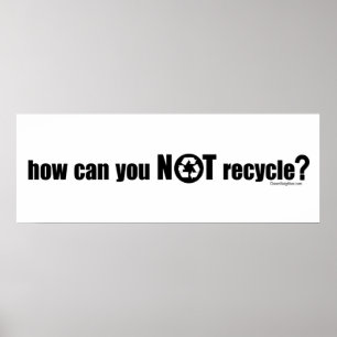 Nicht Gerecycelt? Poster
