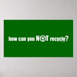 Nicht Gerecycelt? Poster