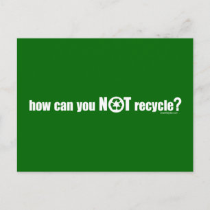 Nicht Gerecycelt? Postkarte