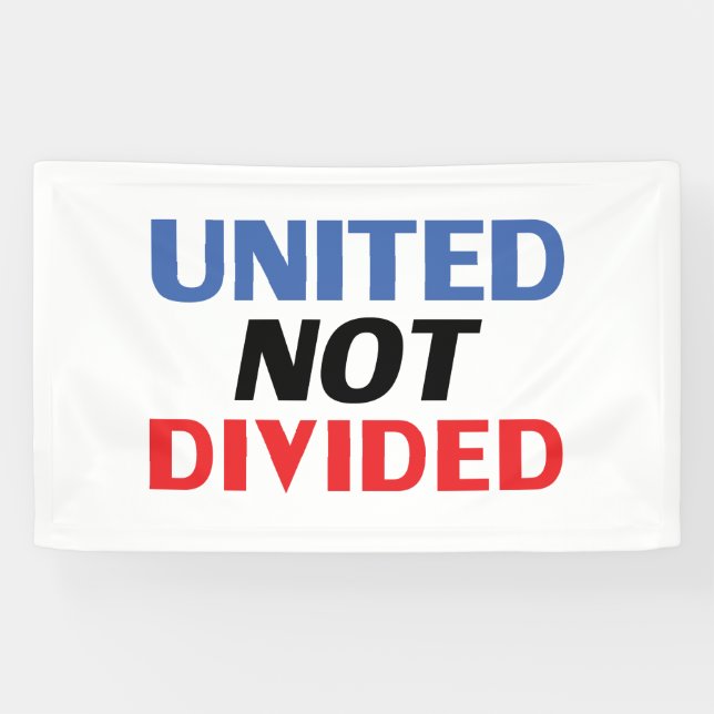 Nicht geteilt - rot, weiß, blau banner (Horizontal)