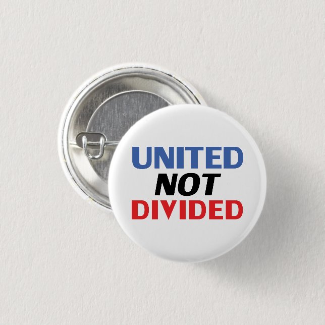 Nicht geteilt - rot, weiß, blau button (Vorne & Hinten)
