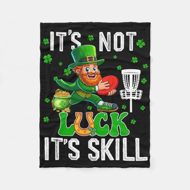 Nicht Glück Stolz Können St. Patrick's Day Mann sp Fleecedecke (Vorderseite)