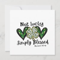 Nicht glücklich, einfach gesegnet Lucky Charm St P