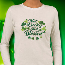 Nicht Glücklich, einfach Gesegnet Shamrock St. Pat