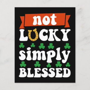 Nicht Glücklich Einfach Gesegnet St. Patrick's Day