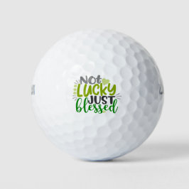 Nicht glücklich, nur gesegnet golfball