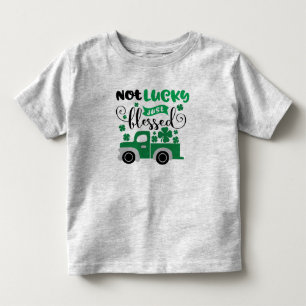 Nicht glücklichen gerade gesegneten St Patrick Ta Kleinkind T-shirt