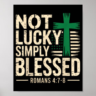 Nicht glücklicher gesegneter christlicher St. Patr Poster