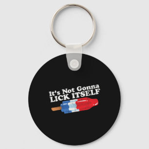 Nicht Gonna Lick sich selbst Funny Popsikel 4. Jul Schlüsselanhänger