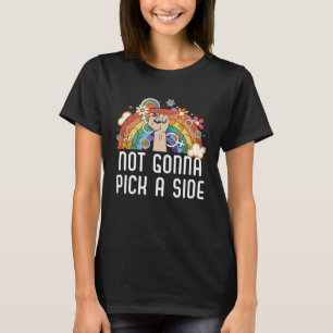 Nicht Gonna pick a side Bisexual Pride Bisexualitä T-Shirt