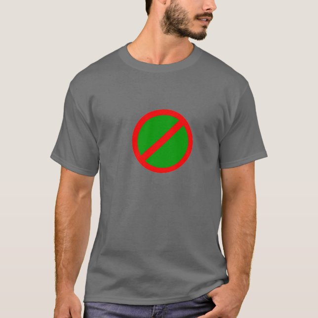 NICHT GRÜN T-Shirt (Vorderseite)