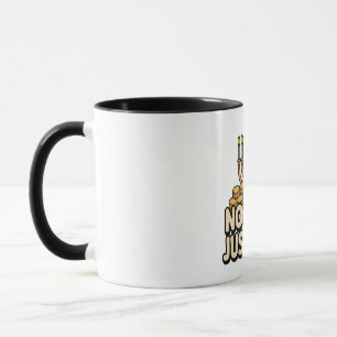 Nicht Guilt Just Gelt Funny Hanukkah jüdischen Jud Tasse