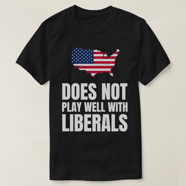 Nicht gut mit den Liberalen T-Shirt (Design vorne)