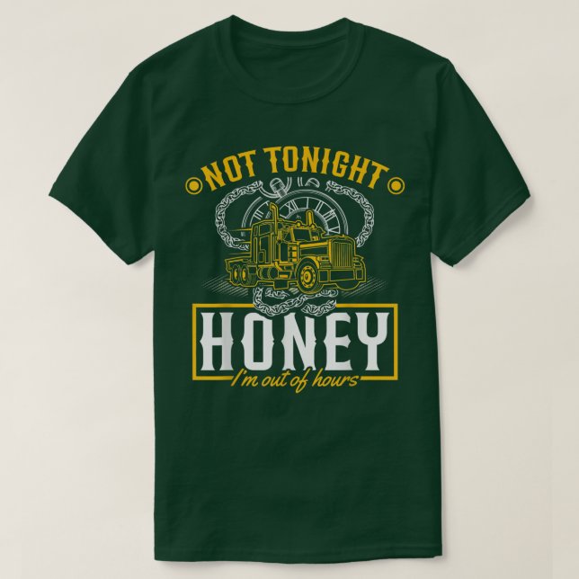 Nicht heute Abend T-Shirt (Design vorne)