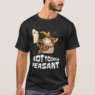 Nicht heute Bauer Bengal Katze Bohemian T-Shirt