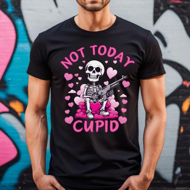 Nicht heute Cupid Anti-Valentine-T - Shirt (Von Creator hochgeladen)