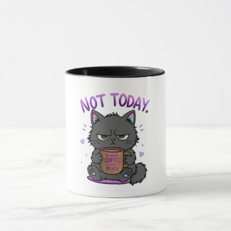Nicht heute Grumpy Cat Kaffeeliebhaber Süße Lustig Tasse
