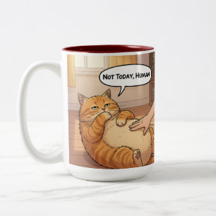 Nicht heute Mensch Grumpy Cat Tasse Faul Katze L