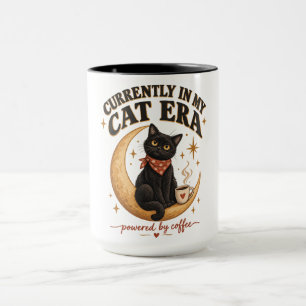 Nicht heute Mensch Grumpy Schwarze Katze Kaffee Tasse