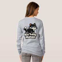 Nicht heute, Mensch – mürrische Katzenattitüde