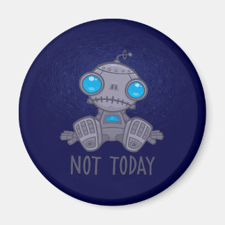 Nicht heute Sad Robot Magnet
