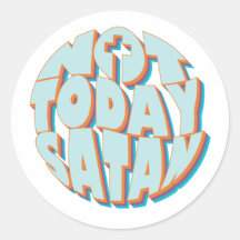 Nicht heute Satan Inspirational Christlich