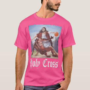 Nicht heute Satan Jesus Crossover Basketball Heili T-Shirt