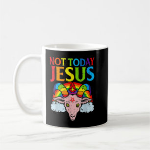 Nicht heute Satan Jesus gegen Satan in Basketball  Kaffeetasse