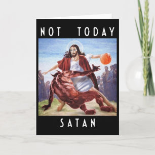 Nicht heute Satan Jesus Vs Satan in Bysketbyll Karte
