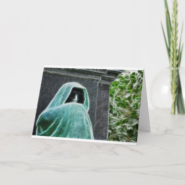 Nicht heute Satan Karte (Vorderseite)